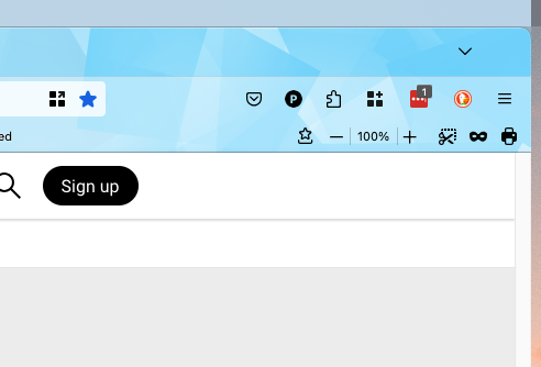 top menu bar is grayed out