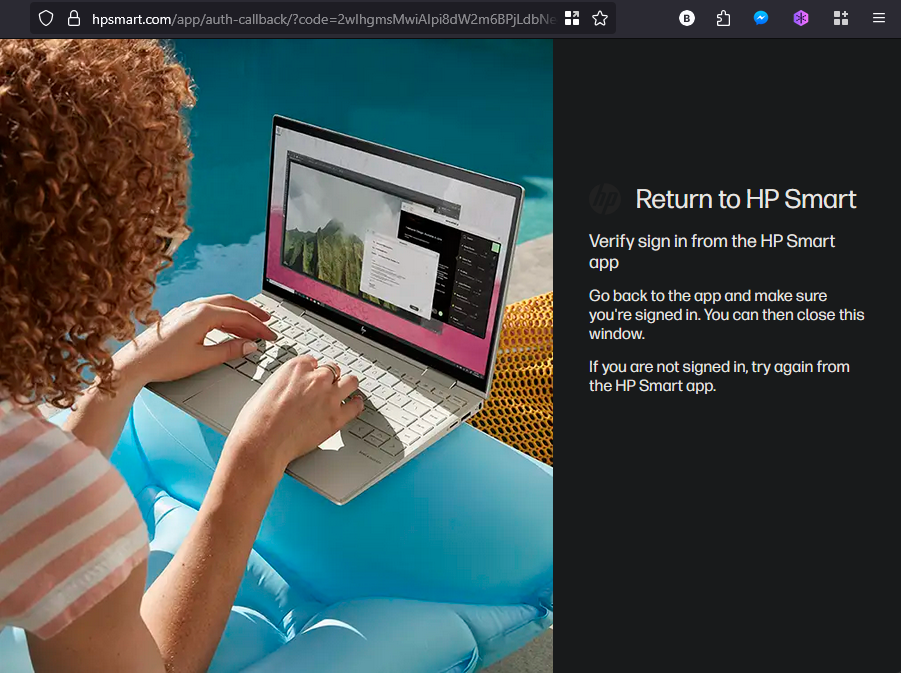 Example: One of many sites where icons and words do not appear.