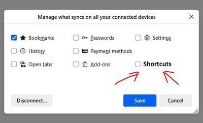 add to sync