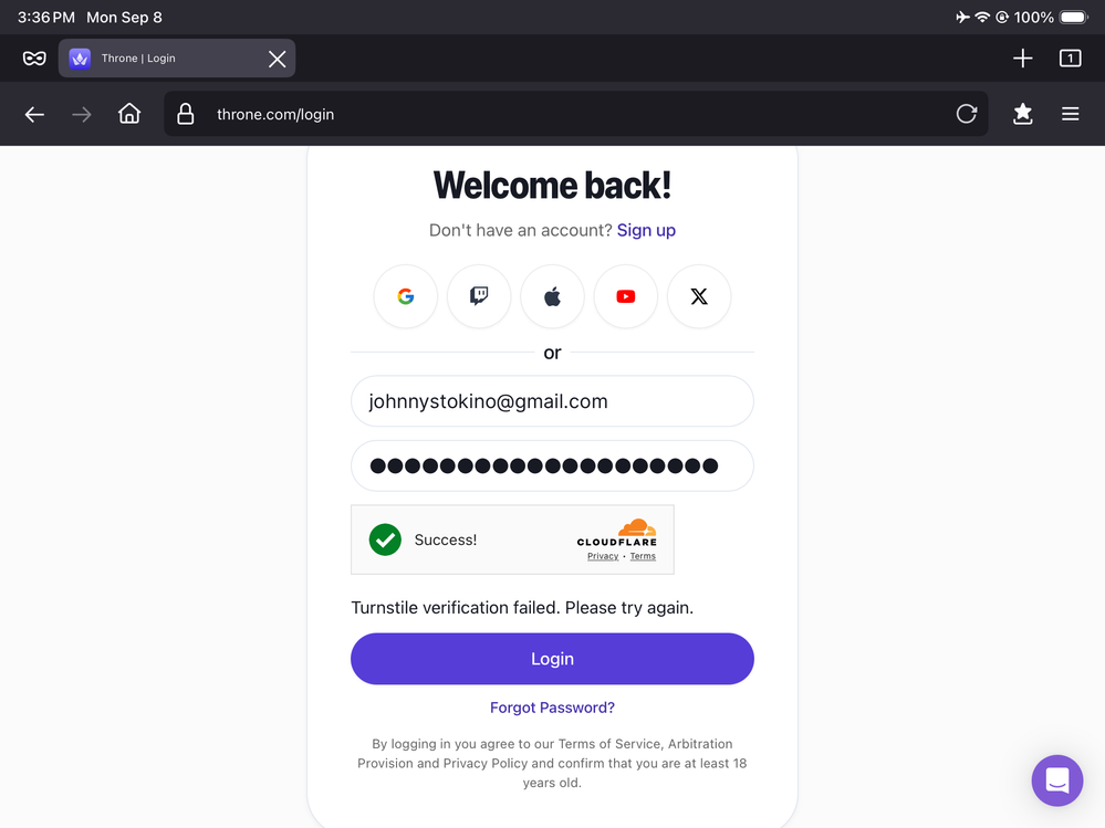 cloudflare turnstile bot verification fail