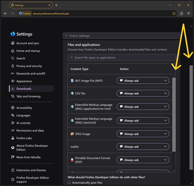 diabolical dual scrollbars