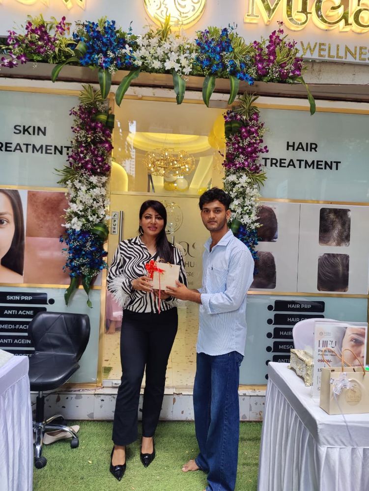"Midas Wellness Hub's 8th Anniversary and Teen Skin & Hair Awareness Event featuring free skin and hair analysis, consultations, awareness sessions, and community participation in Borivali, Mumbai."